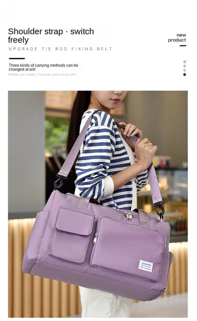 Unixinu Carry On Weekender Duffle Bag With Shoe Compartment - Smarsty