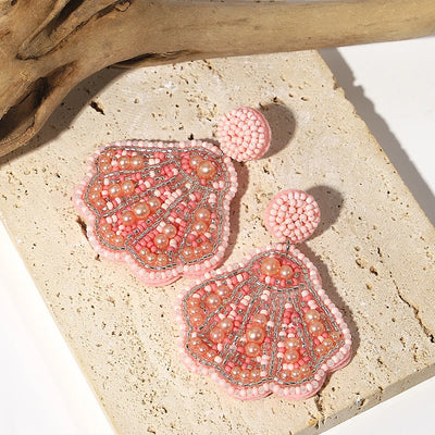 Handmade Bohemian Starfish Drop Earrings for Women - Smarsty