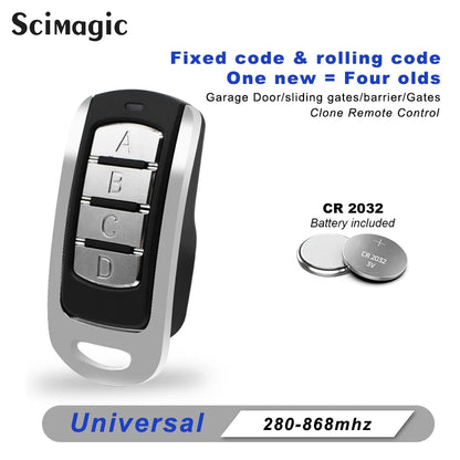 Universal Garage Door Remote Control Duplicator 4 in 1 - Smarsty