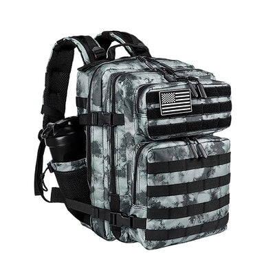 LHI 45L/35L/25L Tactical Backpack for Men and Women Waterproof Athlete Gym Outdoor Bag Travel Hiking Rucksack with Bottle Holder - Smarsty