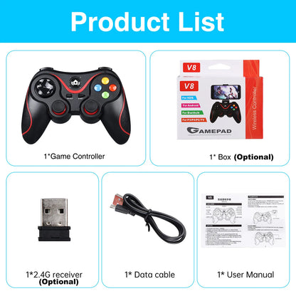 Wireless Bluetooth Game Controller for Android and PC - Smarsty