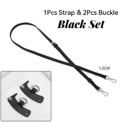 1 Set Bag Strap For Longchamp Mini Punch-free Genuine Leather Shoulder Strap Set Transformation Crossbody Strap Bag Accessories - Smarsty