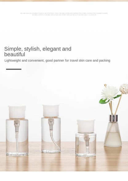 Refillable Pump Dispenser Bottles for Nail Polish - Smarsty