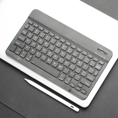 Bluetooth Keyboard For iPad Tablets Portable Wireless Slim - Smarsty