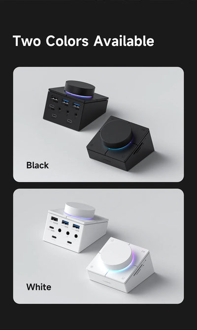USB C Hub Docking Station Shortcut Buttons Volume Control - Smarsty