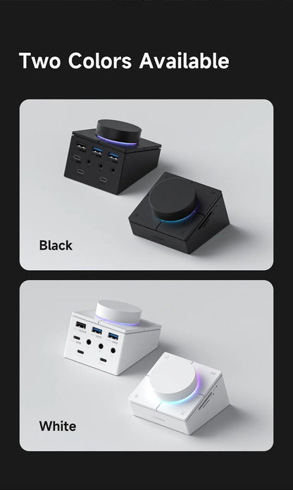 USB C Hub Docking Station Shortcut Buttons Volume Control