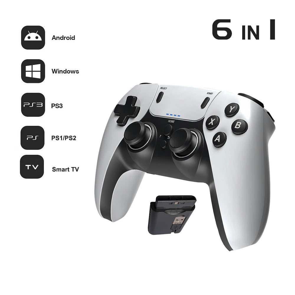 Wireless Gaming Controller For PS1 PS2 PS3 PC - Smarsty