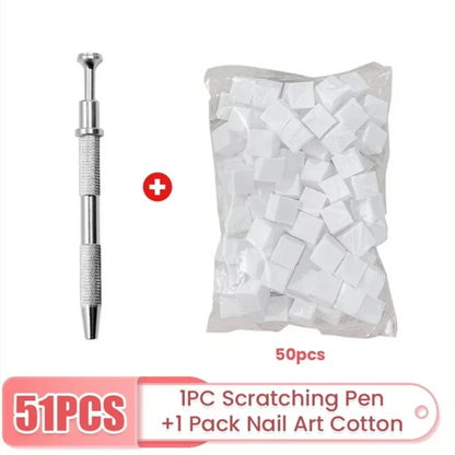 Sponge Gradient Nail Art Stamper Tool Set - Smarsty