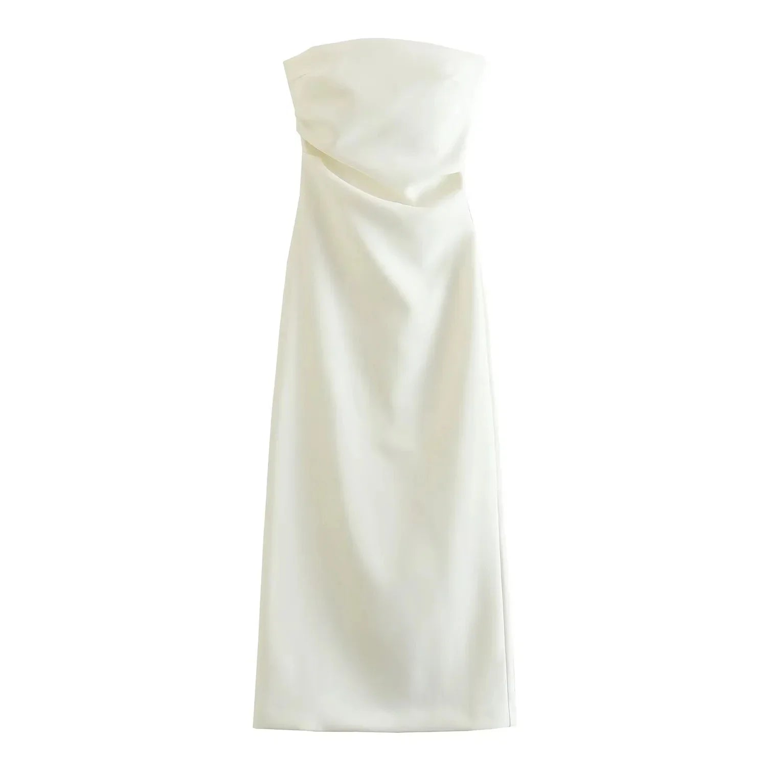 ASDS 2024 off shoulder black white long dress women bodycon beige midi dress woman summer backless sexy party dresses - Smarsty