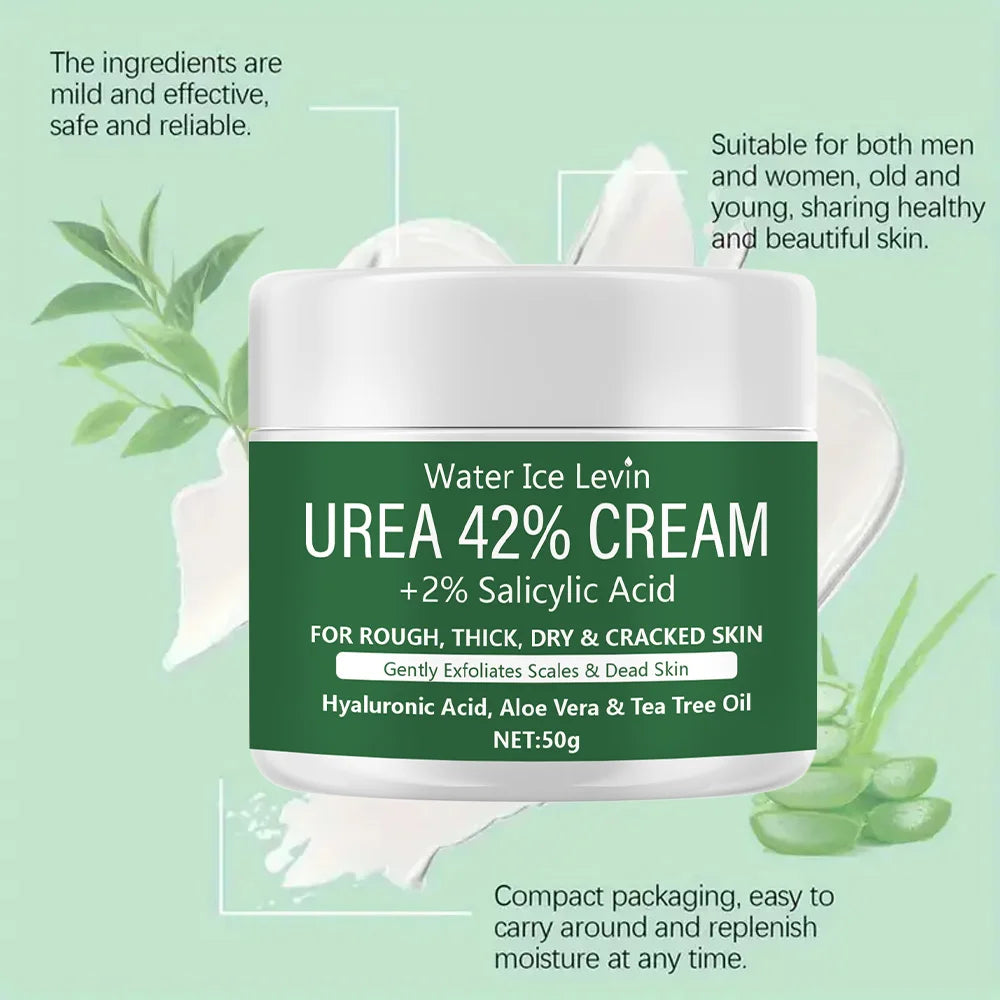New 42% Urea Cream + 2% Salicylic acid Foot and hand Moisturizer, deep moisturizer and Nourishing moisturizer - Smarsty