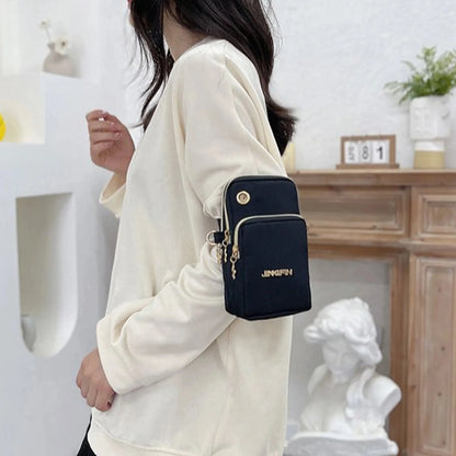 Womens Crossbody Phone Bag Mini Bag With Zipper Everyday Use - Smarsty