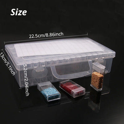 5D DIY Diamond Painting Tools Accessories Storage Box Container Diamond Embroidery Accessories Drill Box Mosaic Container Case - Smarsty
