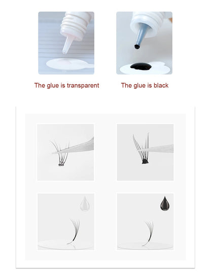 Fast Drying Eyelash Glue for Extensions 5ml - Smarsty