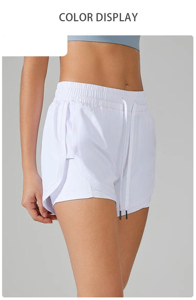 Yoga Shorts Women Fitness Top Spandex Neon Elastic Running Workout Short Leggings For Ladies Gym Sport Shorts Fitness Sportwear - Smarsty