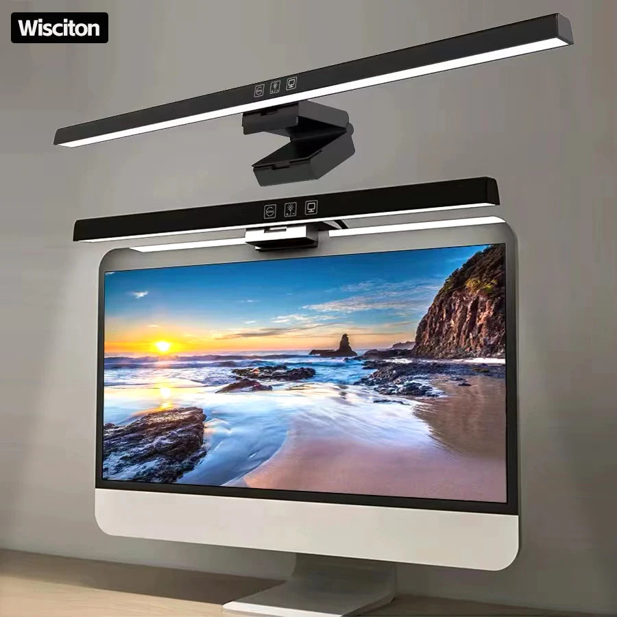 LED Computer Monitor Light Bar for Eye Protection and Dimming - Smarsty