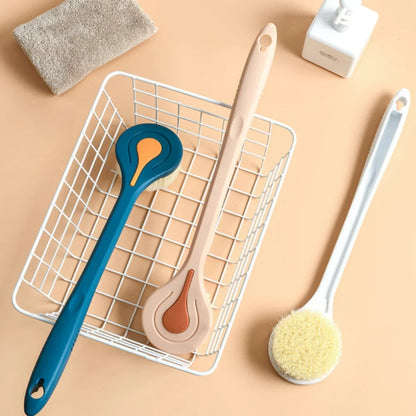 Soft Hair Bath Brush with Long Handle for Easy Scrubbing - Smarsty