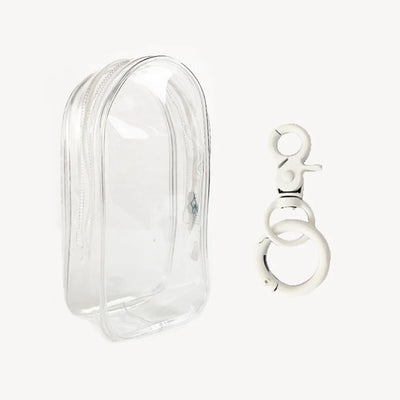 Colorful Transparent Protector Case Organizer Box for 17cm Labubu V3 Dolls Outdoor Display Bag With Keychain Doll Accessories by Smarsty