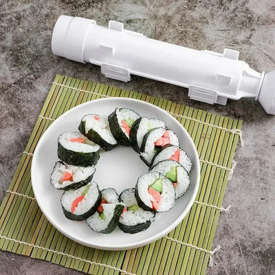 DIY Cylinder Sushi Making Machine Quick Sushi Bazooka Japanese Rolled Rice Meat Mold Rice Ball Mold  Kitchen Bento Accessories - Smarsty