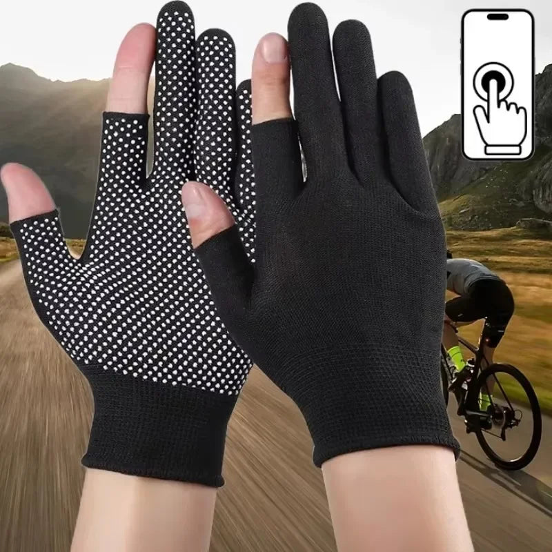 Breathable Non Slip Nylon Touchscreen Gloves for Outdoor Sports - Smarsty
