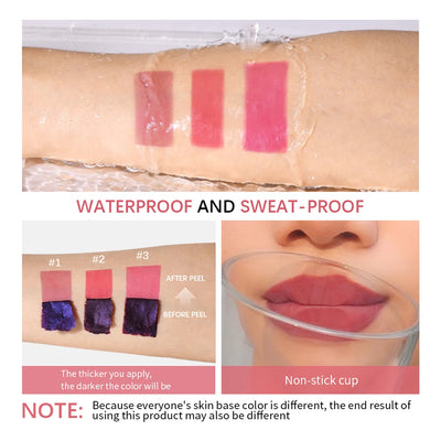 Long Lasting Waterproof Pink Lip Stain for Women - Smarsty