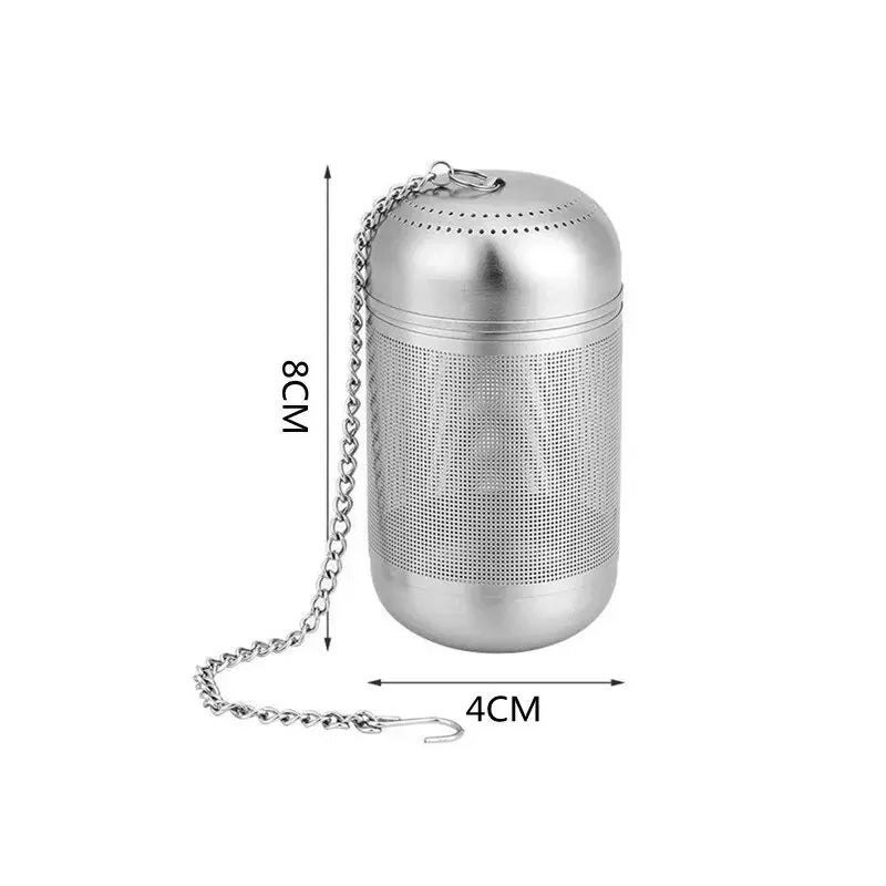 Tea Strainer Stainless Steel Tea Infuser Tea Leaves Spice Seasoning Ball Strainer Teapot Fine Mesh Coffee Filter Teaware - Smarsty