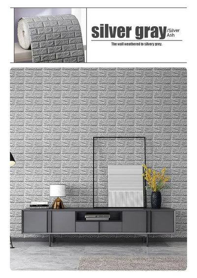 Self-Adhesive 3D Brick Wallpaper for Stylish Decor - Smarsty