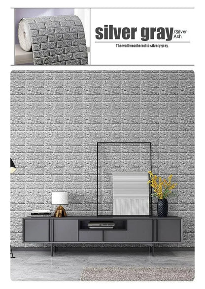 Self-Adhesive 3D Brick Wallpaper for Stylish Decor - Smarsty