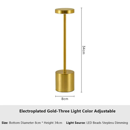 LED Touch Table Lamp Rechargeable Night Light for Ambiance - Smarsty