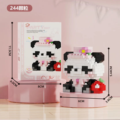 Animal Small Particle Dog Cat  Mini Building Blocks DIY Assembly Brick Sets Educational Toys for Kid 10 To 12 Year Birthday Gift
