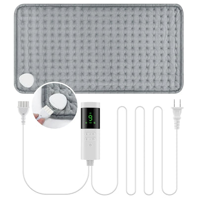 30*60cm Electric Heating Pads for Back Neck Shoulder Home Office Washable Winter Warm Blanket 4 Timer 9 Temperature Control