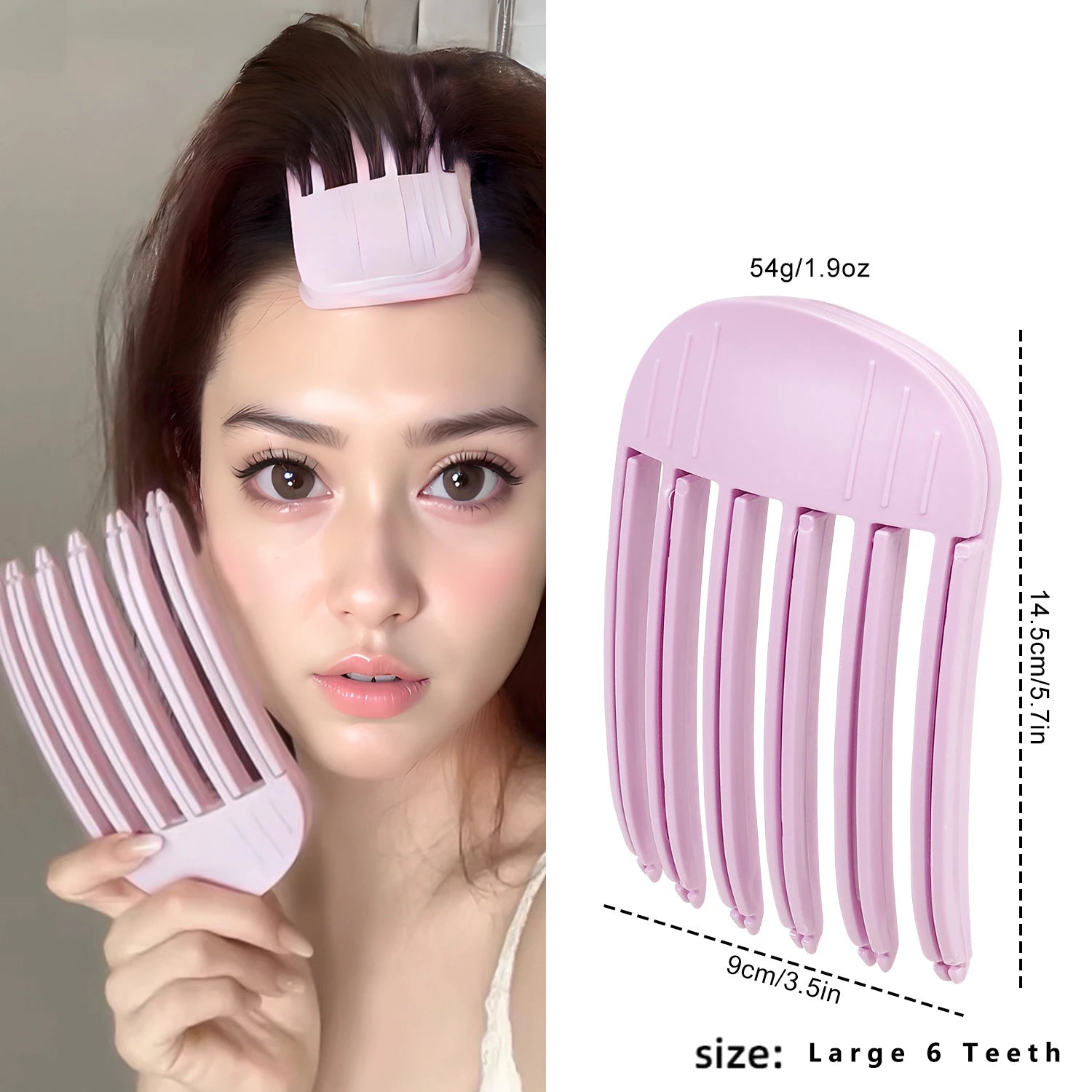 Fluffy Hairpin Curling Bangs Clips for Volume - Smarsty