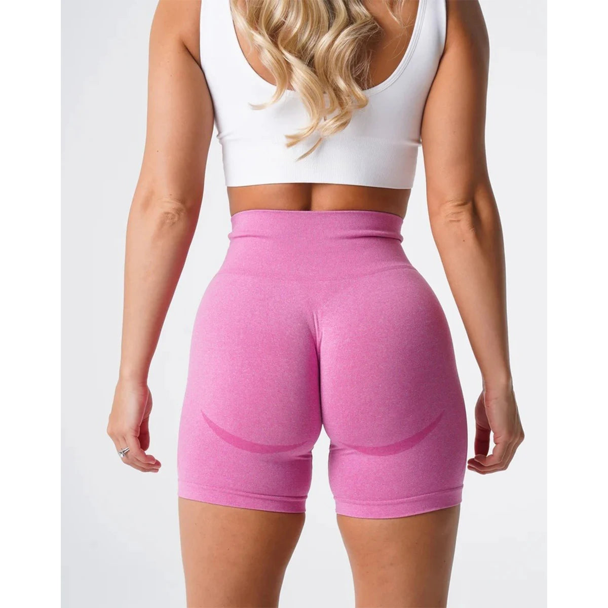 TKITK Seamless Shorts Women  Workout Shorts Fitness Sports Short Gym Yoga Shorts Yoga pants leggings cycling shark pants - Smarsty