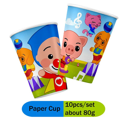 Cartoon Clown Baby Shower Party Supplies Set - Smarsty