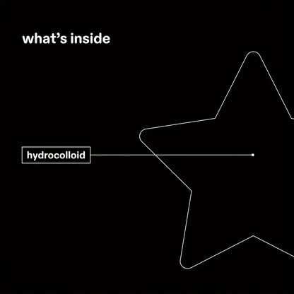 [Hydrocolloid Face Zit Patches] 200 Count Acne Patch Pimple Patch, Black Heart Shaped Acne Cover Patch, Hydrocolloid Acne Patche