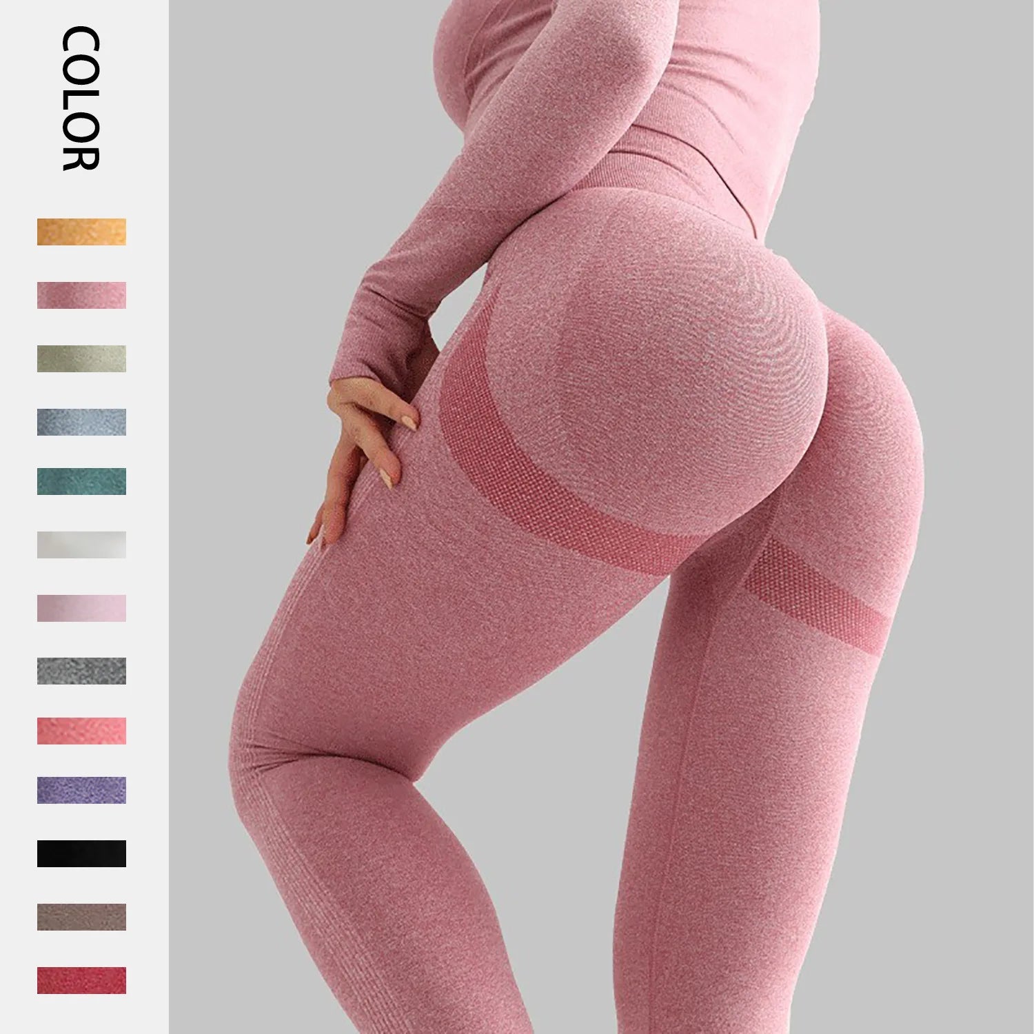 Women Yoga Leggings High Waist Exercise Sports Trousers Running Fitness Gym Leggings Quick Dry Hip Lifting Femme Slim Pants - Smarsty