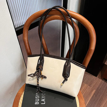 PU Leather Shoulder Bag For Women Versatile Crossbody Tote - Smarsty