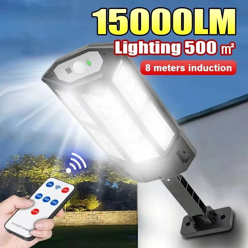 15000LM Solar Powered Motion Sensor Garden Light - Smarsty
