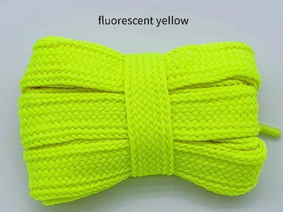 2cm Wider Flat Shoelaces New Casual Sneakers Laces for Shoes Fashion Rope Shoelace 100/120/140/160CM Shoes Accessories 1Pair - Smarsty