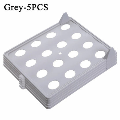 20PCS Shirt Storage Board Stackable T-shirt Organizer Folding Clothes Board Multifunctional Portable Clothes Storage with Handle