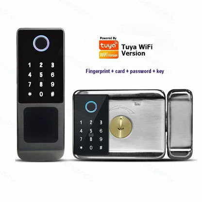 Waterproof Smart Door Lock with Bluetooth and WiFi Control - Smarsty