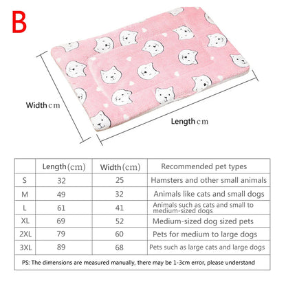 Thickened Flannel Pet Mat for Ultimate Comfort - Smarsty
