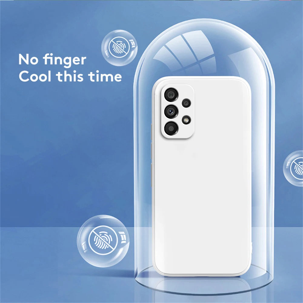 Durable Silicone Phone Case Fingerprint Resistant 5G - Smarsty
