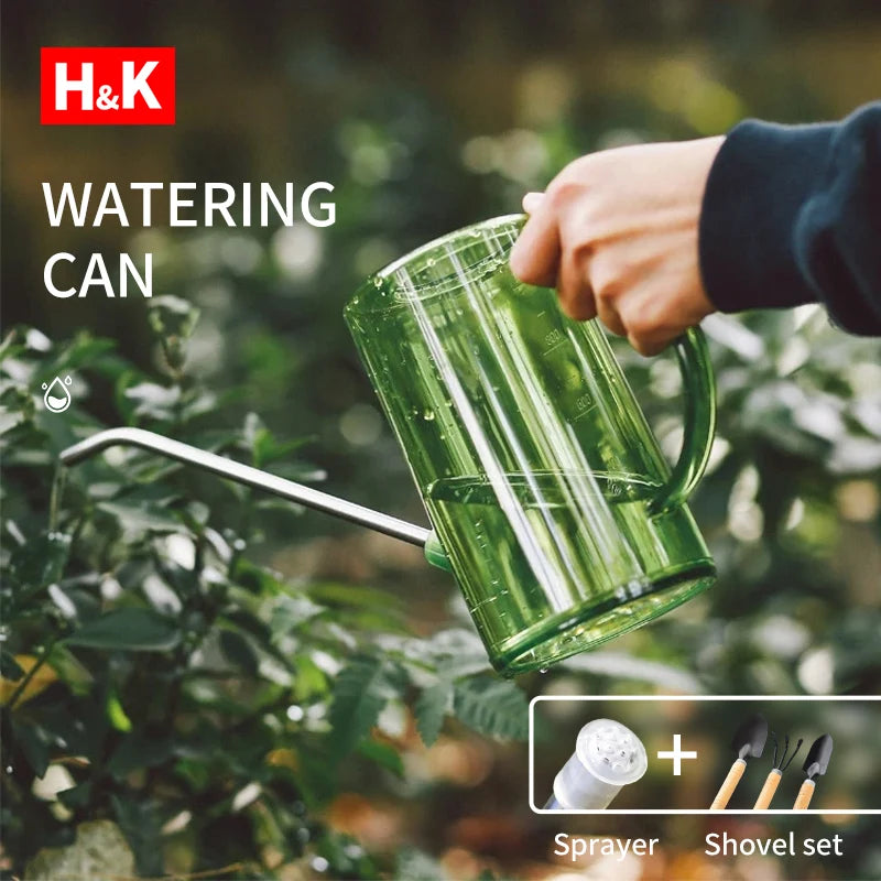 Long Spout Watering Can Set for Indoor and Outdoor Plants - Smarsty