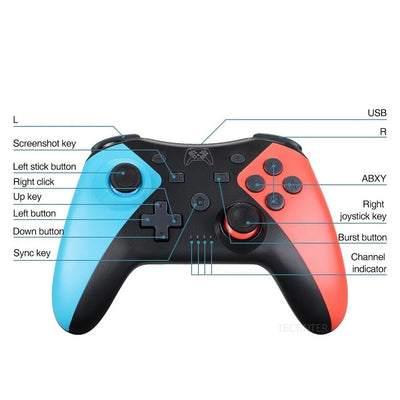 Wireless Bluetooth Controller for Nintendo Switch Pro - Smarsty