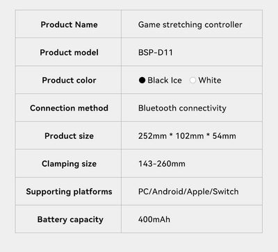 Telescopic Wireless Gamepad Controller for Switch and Mobile Gaming - Smarsty