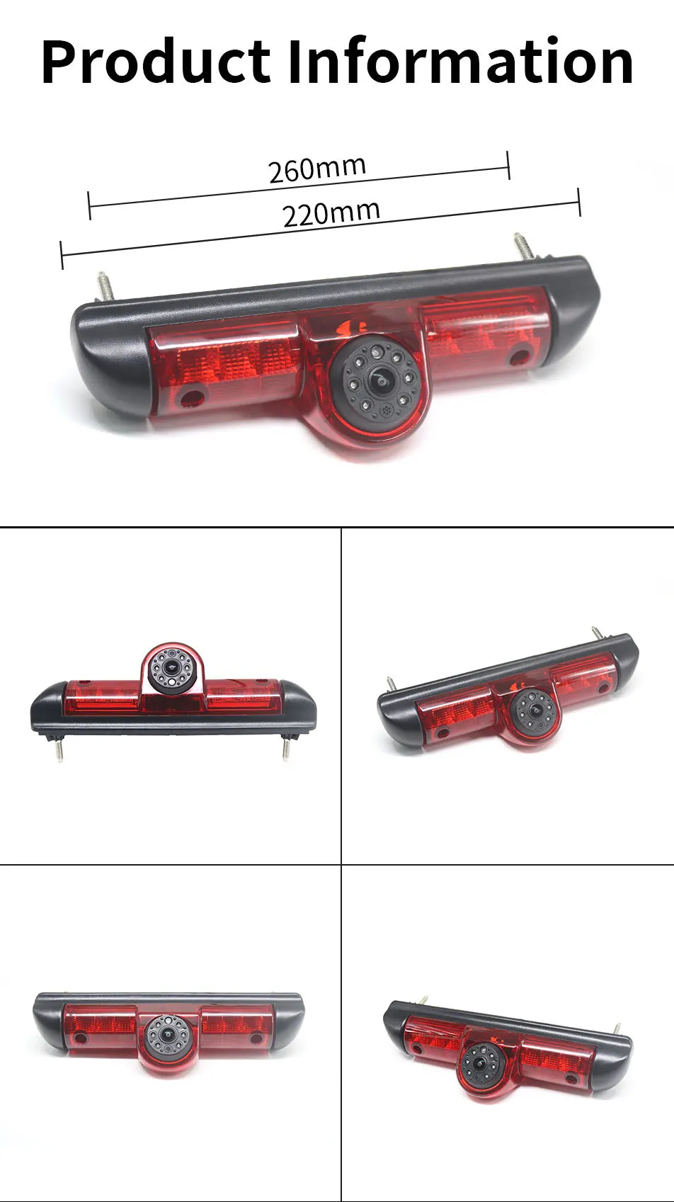Waterproof Night Vision Reversing Car Camera for Vans - Smarsty