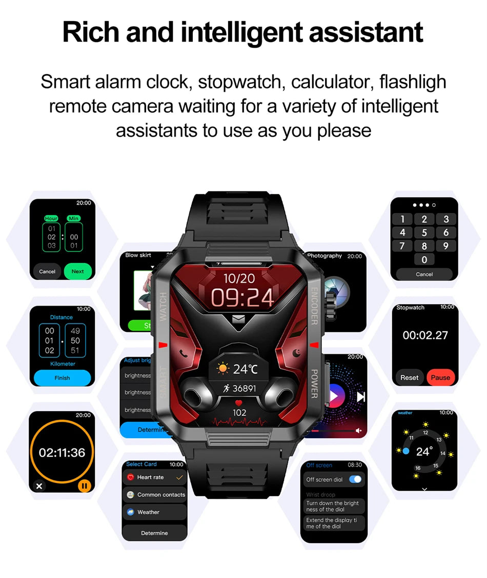 NFC GPS Bluetooth Smart Watch with HD Screen - Smarsty