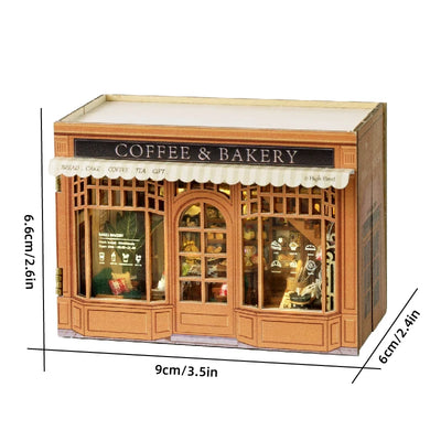 Wooden Miniature Doll House 3D Puzzle Assembly Building Model Kit Small Room Toys Home With Furniture Lighting Wooden Craft Gift by Smarsty