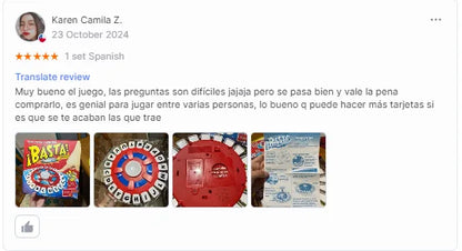 Spanish Basta Game Fast-paced Family Gathering Letter Toys For Adults Children Letters Learning Lengua española Juegos De Mesas - Smarsty