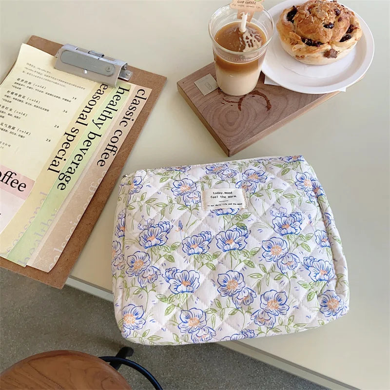 Large Capacity Women's Cosmetic Bags Cases Casual Ladies Small Storage Bag with Zipper Female Travel Clutch Bag Small Handbags - Smarsty